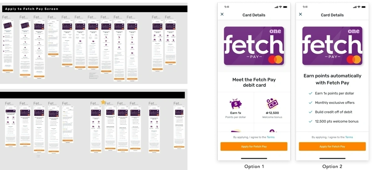 Onboarding Wireframes & Mockups