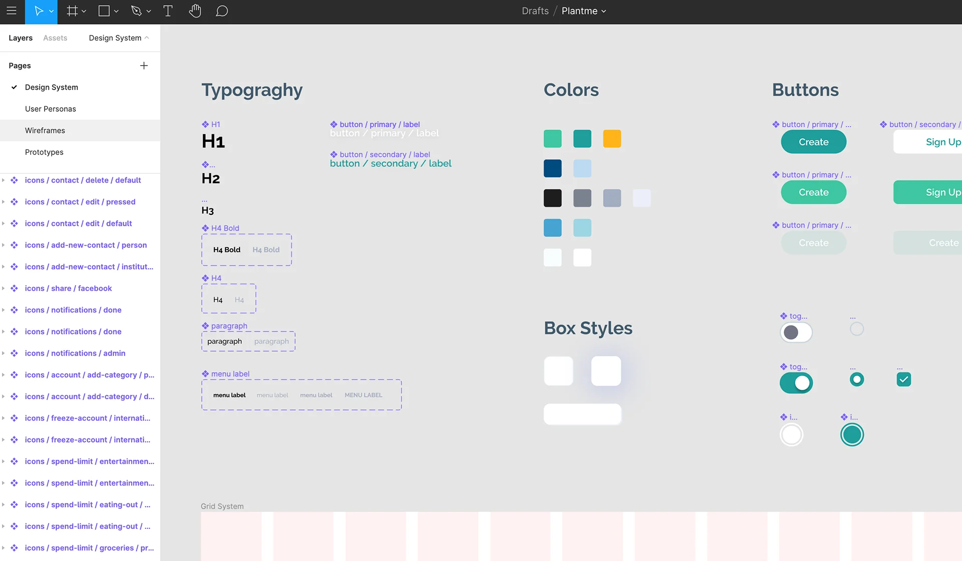 Design System Style Tile